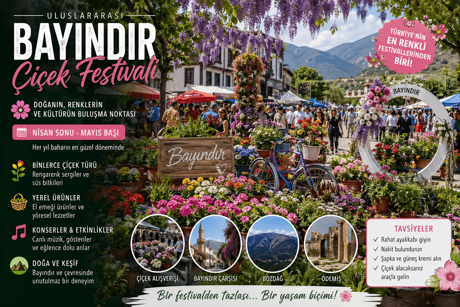 bayındır çiçek festivali