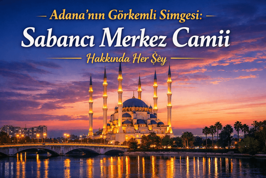 Sabancı Merkez Camii ve Seyhan Nehri