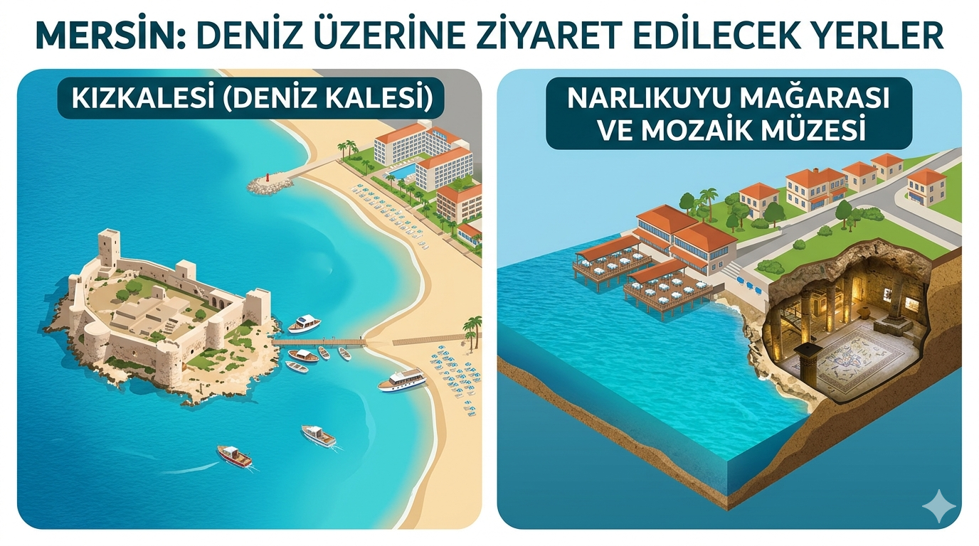 mersinde gezilecek yerler