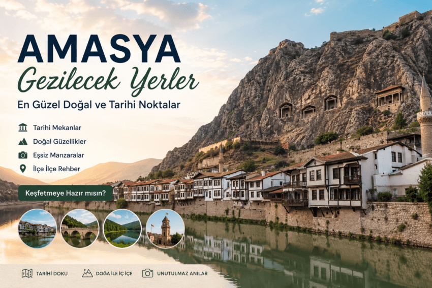 amasya gezilecek yerler