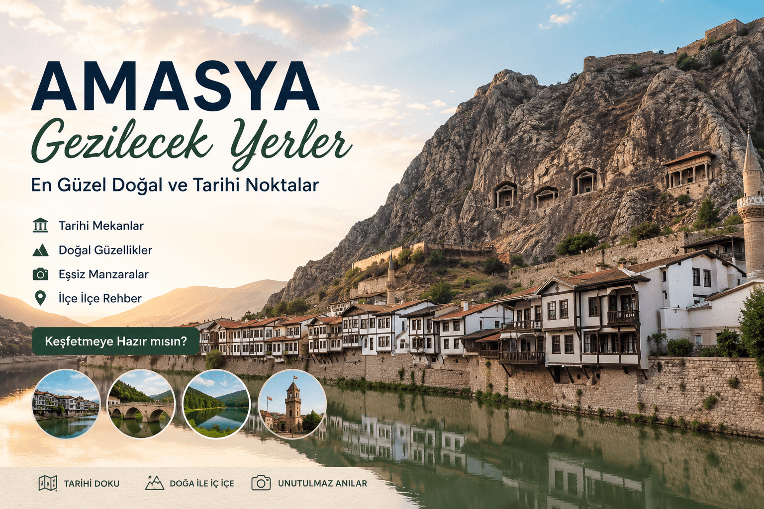 amasya gezilecek yerler