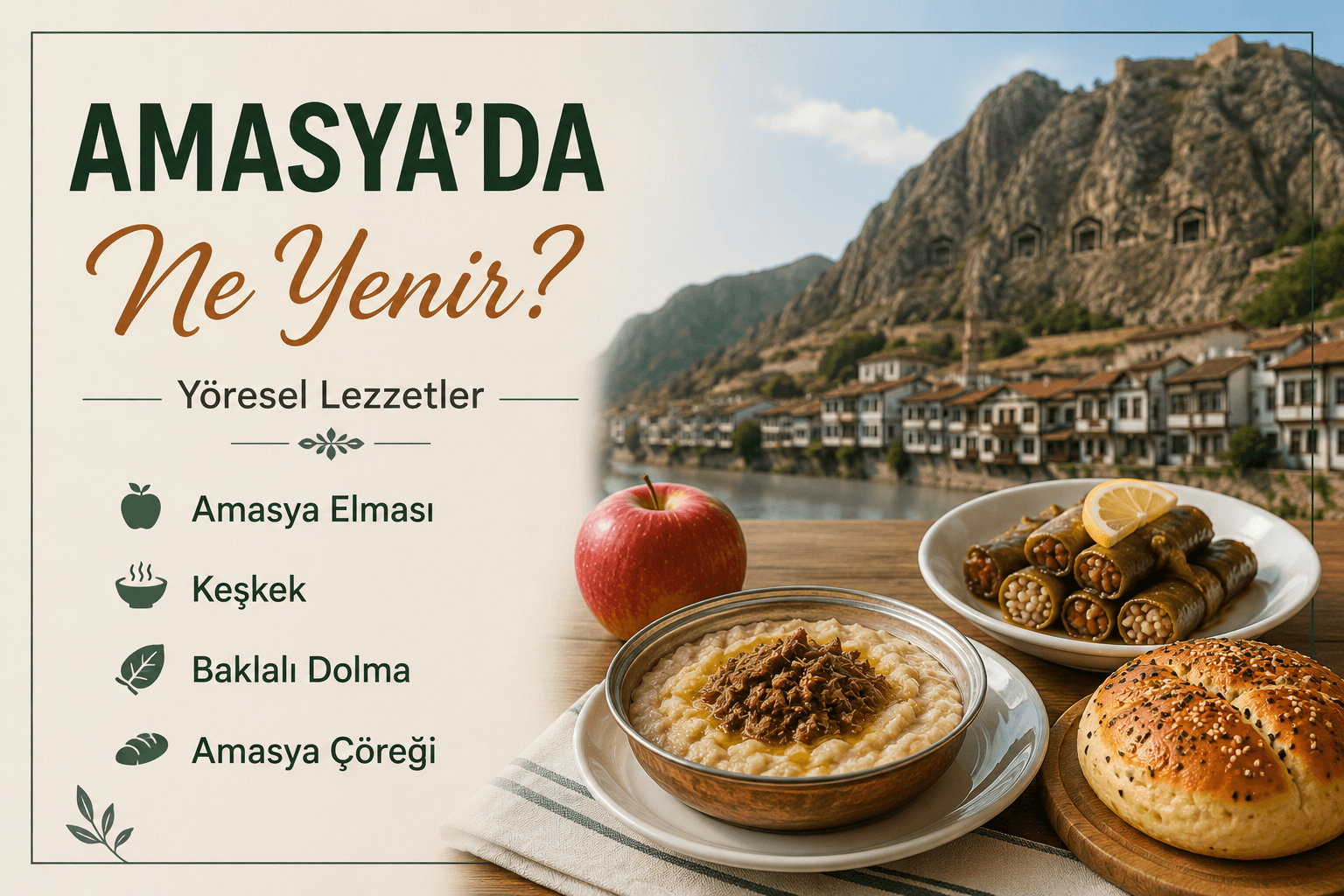 amasyada ne yenir