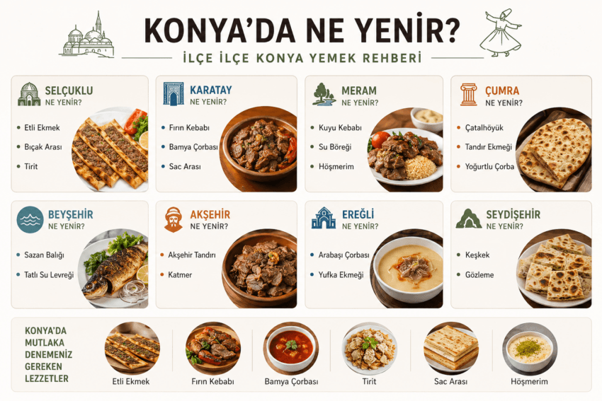 konyada ne yenir