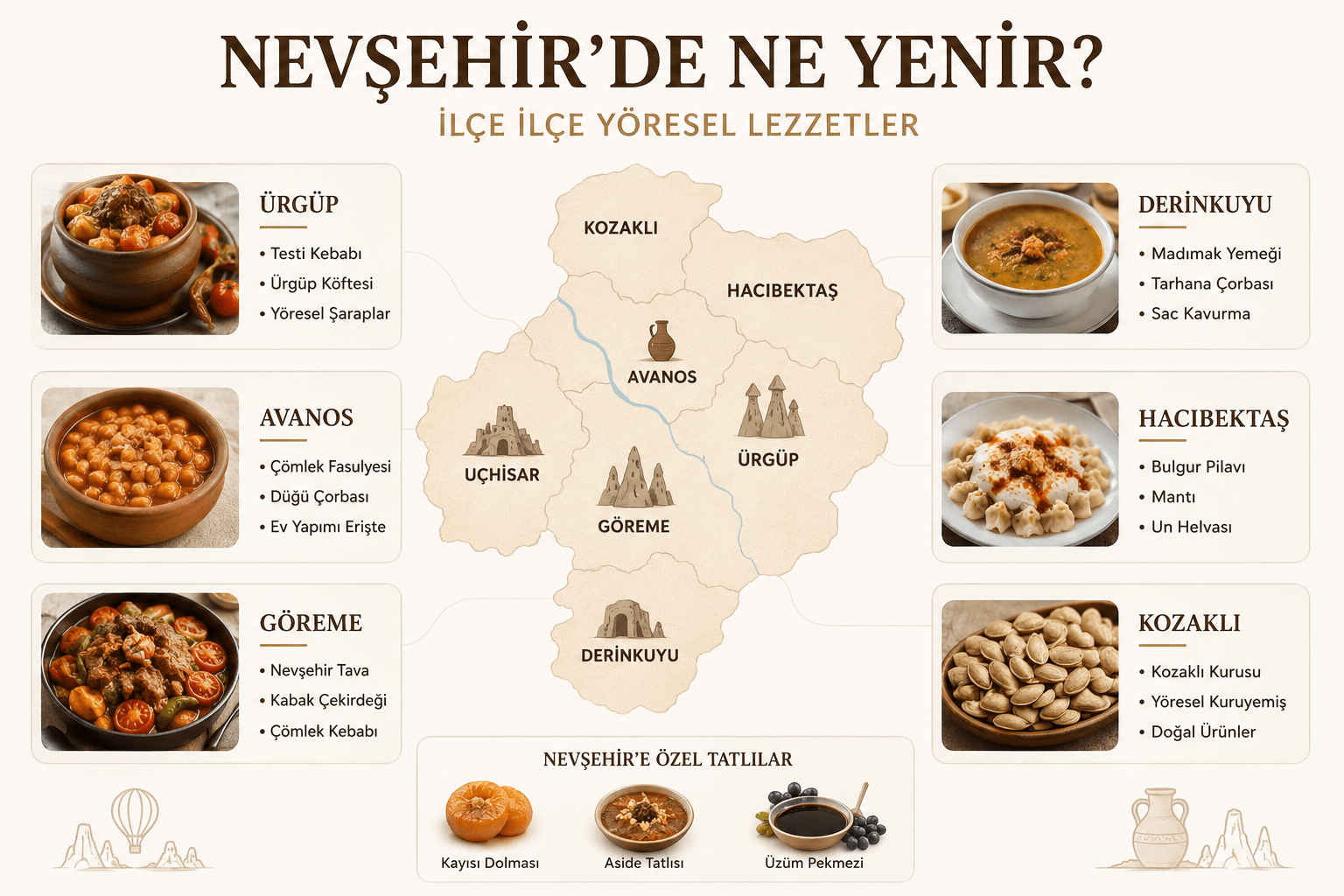 nevşehirde ne yenir